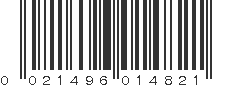 UPC 021496014821