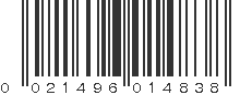 UPC 021496014838