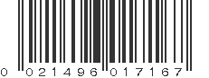 UPC 021496017167