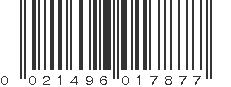 UPC 021496017877