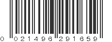UPC 021496291659