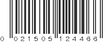 UPC 021505124466