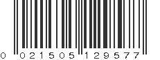 UPC 021505129577