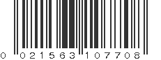 UPC 021563107708