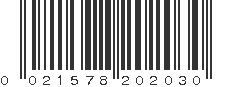 UPC 021578202030