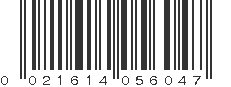 UPC 021614056047