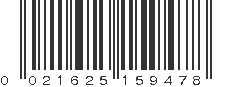 UPC 021625159478