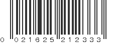 UPC 021625212333