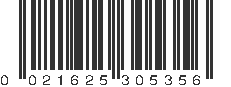 UPC 021625305356