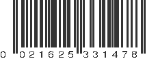 UPC 021625331478