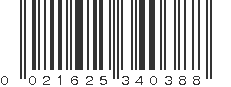 UPC 021625340388