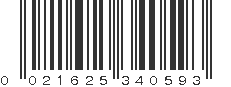 UPC 021625340593