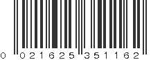 UPC 021625351162