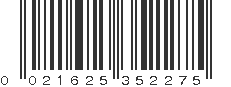 UPC 021625352275