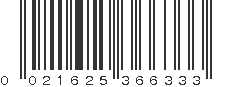 UPC 021625366333