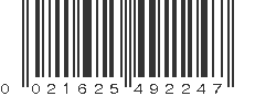 UPC 021625492247