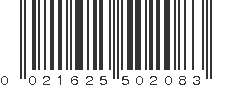 UPC 021625502083