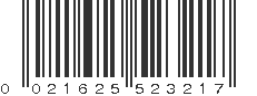 UPC 021625523217