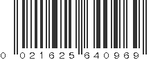 UPC 021625640969