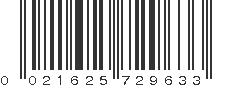 UPC 021625729633