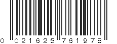 UPC 021625761978