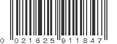 UPC 021625911847