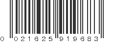 UPC 021625919683