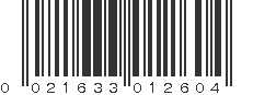 UPC 021633012604