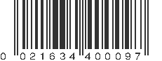 UPC 021634400097