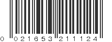 UPC 021653211124