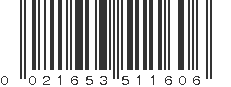 UPC 021653511606