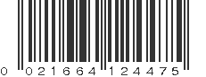 UPC 021664124475