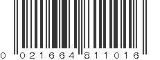 UPC 021664811016