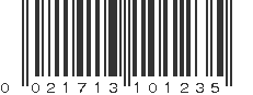 UPC 021713101235