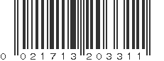 UPC 021713203311