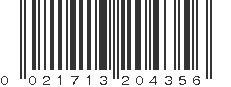 UPC 021713204356