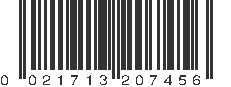 UPC 021713207456