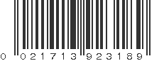 UPC 021713923189