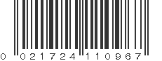 UPC 021724110967