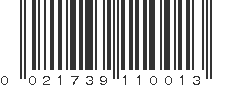 UPC 021739110013