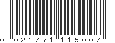 UPC 021771115007