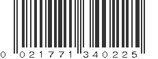 UPC 021771340225