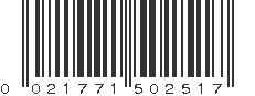 UPC 021771502517