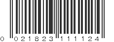 UPC 021823111124