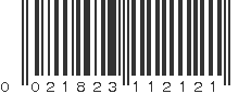 UPC 021823112121