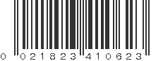 UPC 021823410623