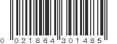 UPC 021864301485