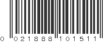 UPC 021888101511