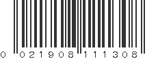 UPC 021908111308