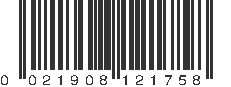 UPC 021908121758